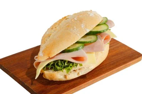 Ham roll Stock Photos