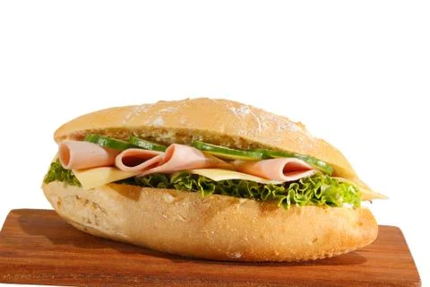 Ham roll Stock Photos