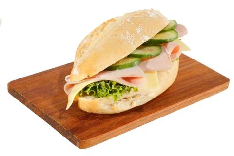 Ham roll Stock Photos