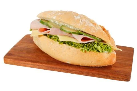 Ham roll Stock Photos