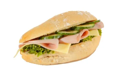 Ham roll 스톡 사진