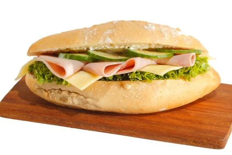 Ham roll Stock Photos
