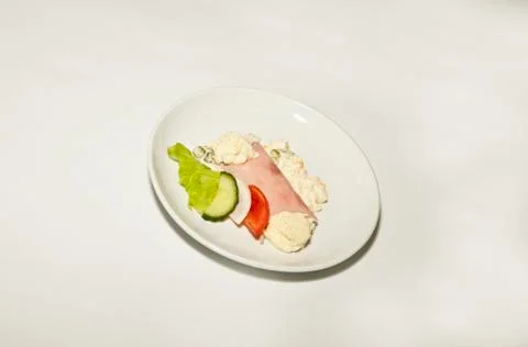 Ham rolls Stock Photos