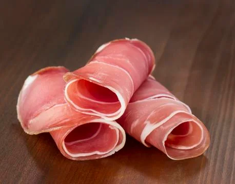 Ham rolls Stock Photos