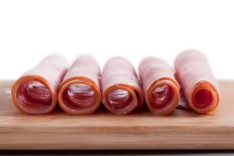 Ham rolls Stock Photos