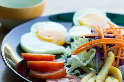 Ham salad Stock Photos