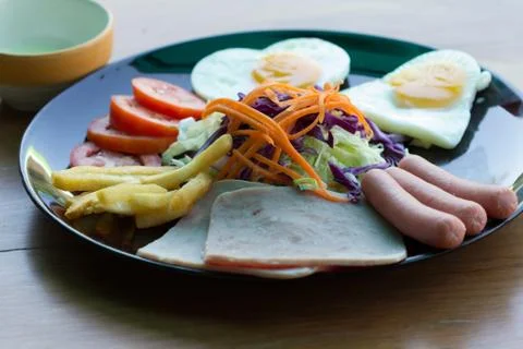 Ham salad Stock Photos