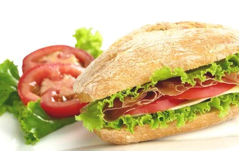 Ham sandwich Stock Photos