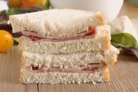 Ham sandwich Stock Photos