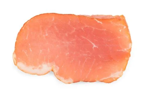 Ham slice isolated Foto stock