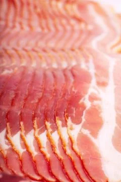 Ham slices Stock Photos