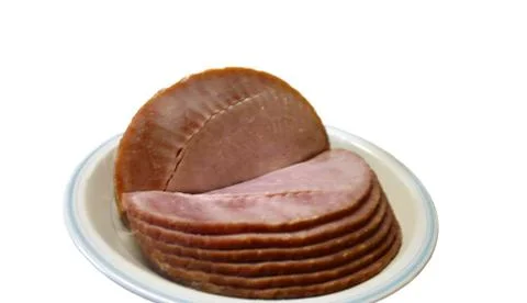 Ham Slices Stock Photos