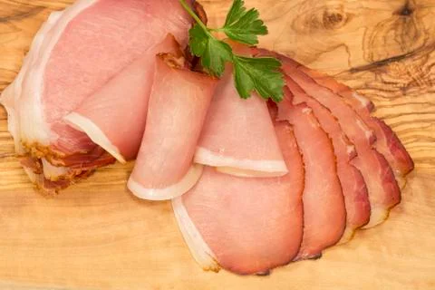 Ham slices Фото