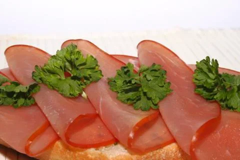 Ham snack Stock Photos