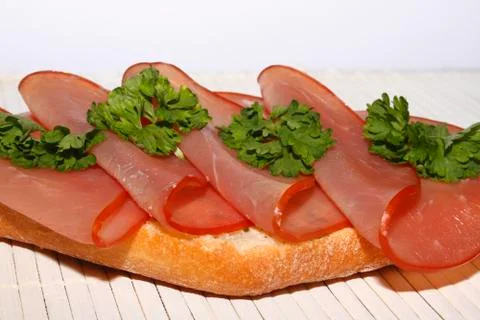 Ham snack Foto stock