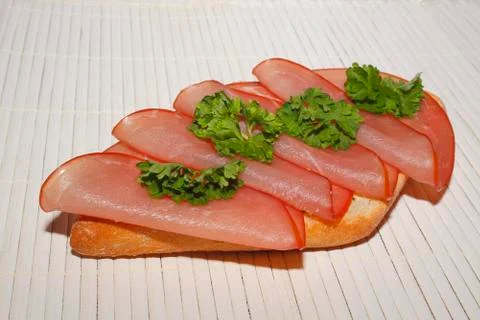 Ham snack Foto stock