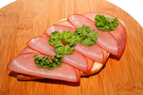 Ham snack Foto stock
