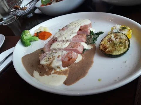 Ham Steak Fotos Stock