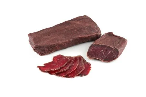 Ham on a white background Stock Photos