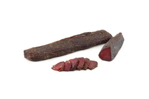 Ham on a white background Stock Photos