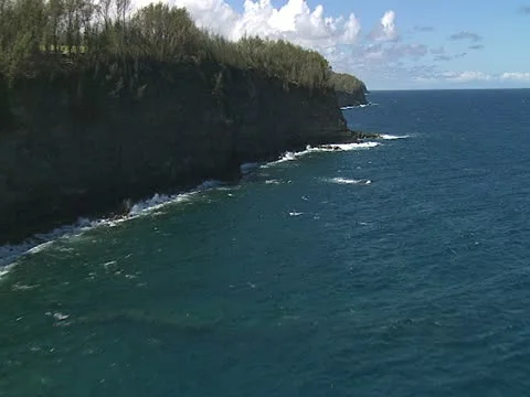 Hamakua Coastline Stock Footage 22243589
