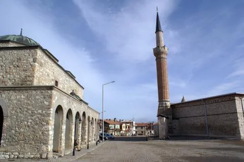 Hamam and mosque Stock Photos