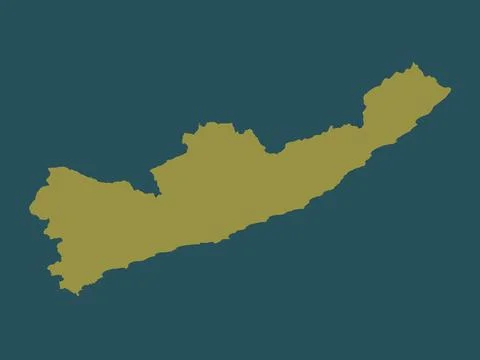 Hambantota, Sri Lanka. Solid color shape Stock Illustration