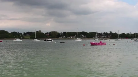 Hamble River Stock Footage 51104609