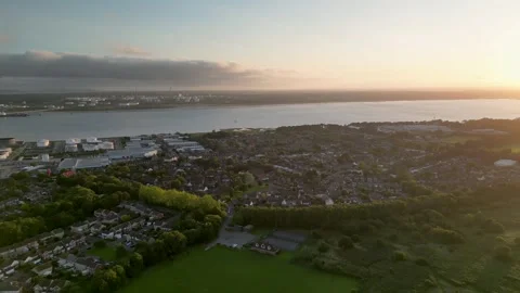 Hamble sunset Stock Footage 257904858
