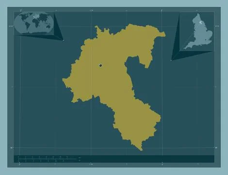 Hambleton, England - Great Britain. Solid color shape Stockillustratie