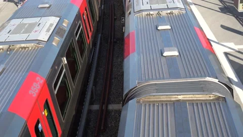 Hamburg City Train - Underground Stock Footage 133204128