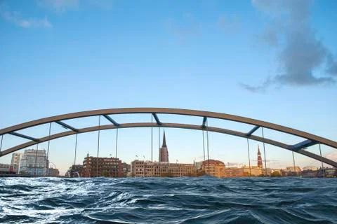 Hamburg in the Future Stock Photos