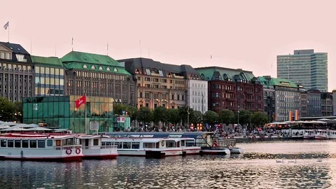Hamburg, Germany Stock Footage 128940057