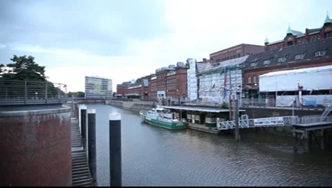 Hamburg Hafencity Stock Footage 8687727