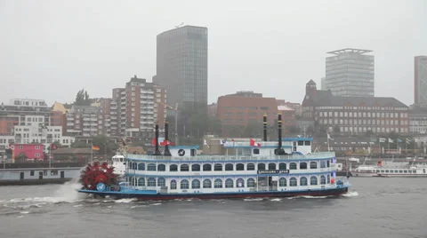 Hamburg Harbor Stock Footage 29186788