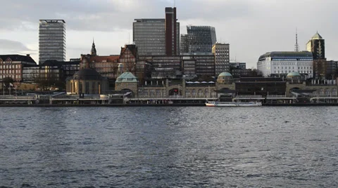 Hamburg Harbor Stock-Footage 36630547