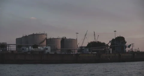 Hamburg Harbour facility 库存影片 134488295
