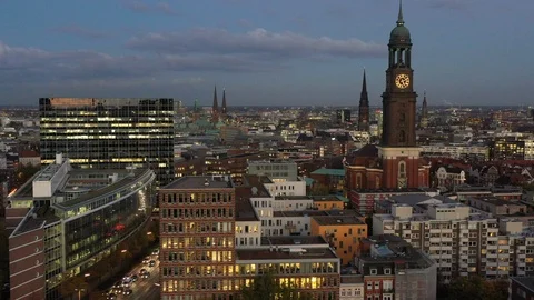Hamburg Neustadt Video stock 120120364