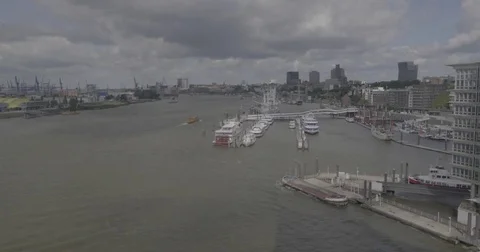 Hamburg port Video stock 76791355