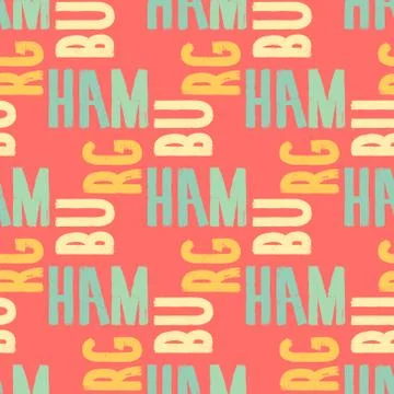 Hamburg seamless pattern Stock-Illustration