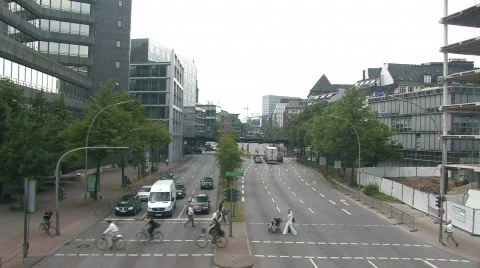 Hamburg views 8 Stock Footage 497527