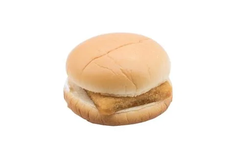 Hamburge isolate on white background Foto stock