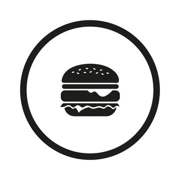 Hamburger 4 Illustrazione stock