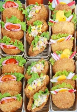 Hamburger background Stock Photos