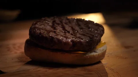 Hamburger on the bread 100 fps 動画素材 229933491