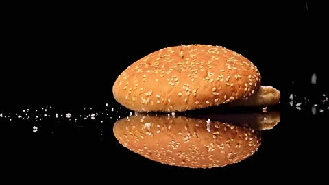 Hamburger Bread Stock Footage 169800317