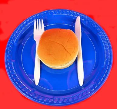 Hamburger bun Stock Photos