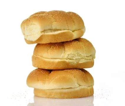 Hamburger buns Stock Photos