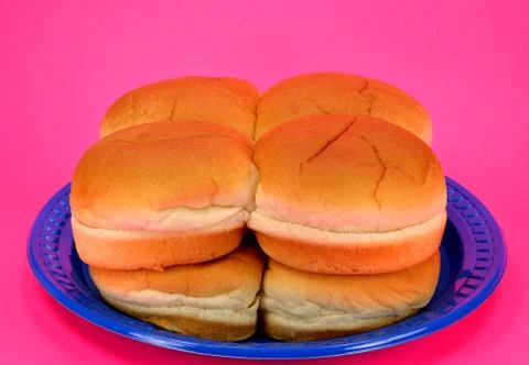 Hamburger buns Stock Photos