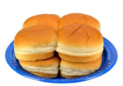 Hamburger buns Stock Photos